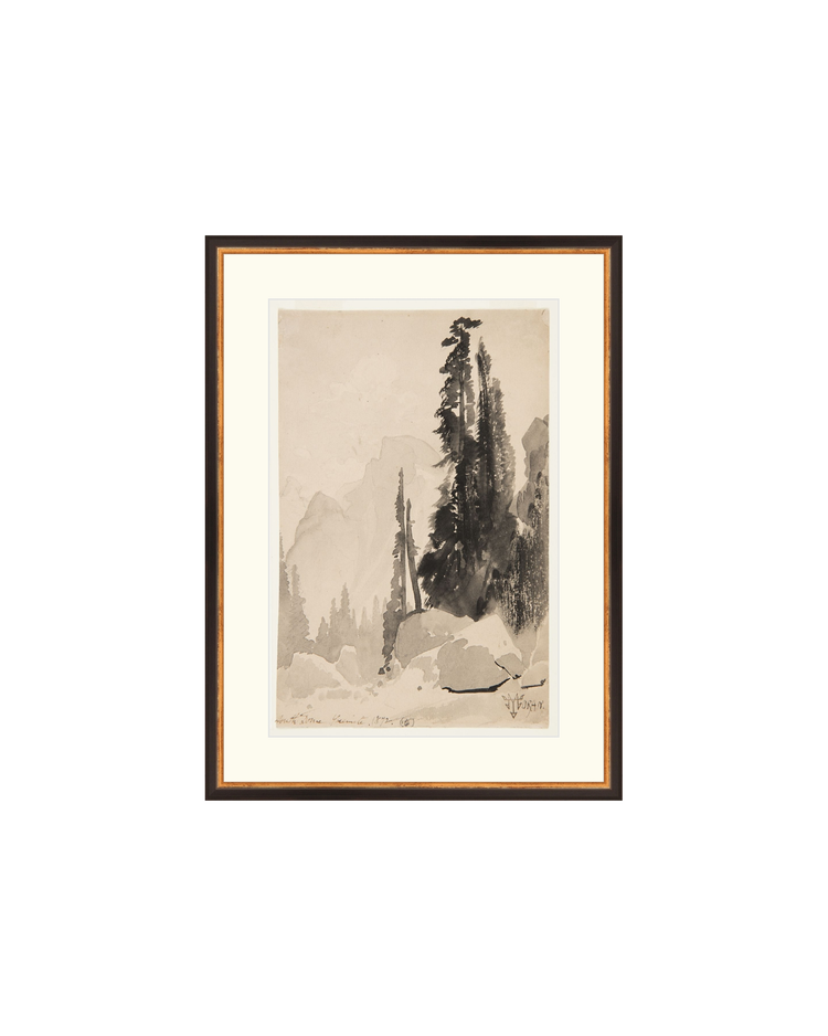 Antique Trees Drawing OAShop