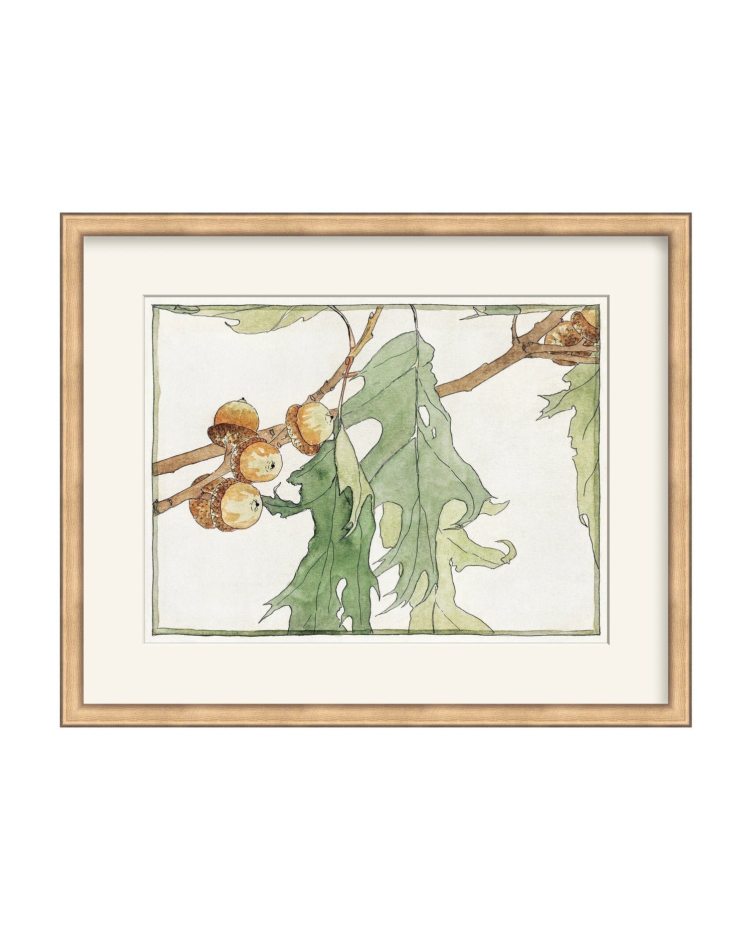 Framed - Timeless Gold - Rag - Warm White Mat / 21.75 x 17.75
