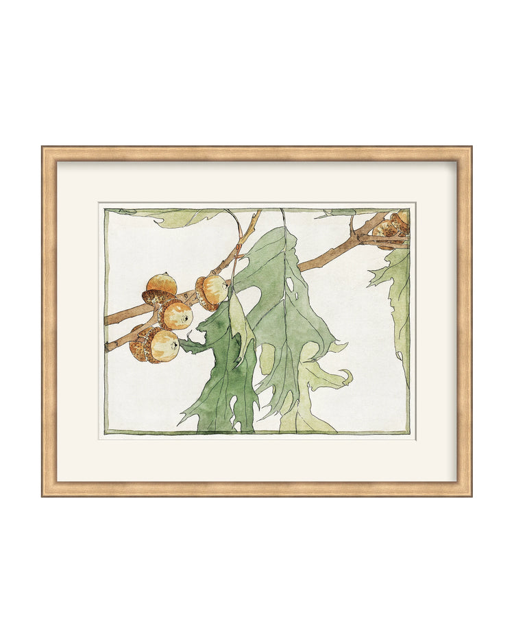 Framed - Timeless Gold - Rag - Warm White Mat / 21.75 x 17.75