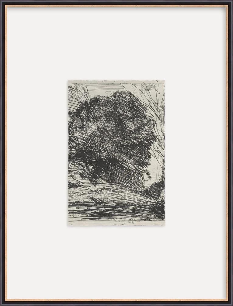 Ink Forest - Custom Framed Print with Mat