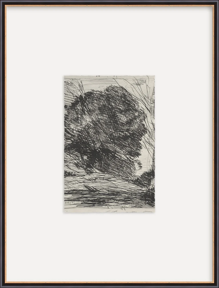 Ink Forest - Custom Framed Print with Mat