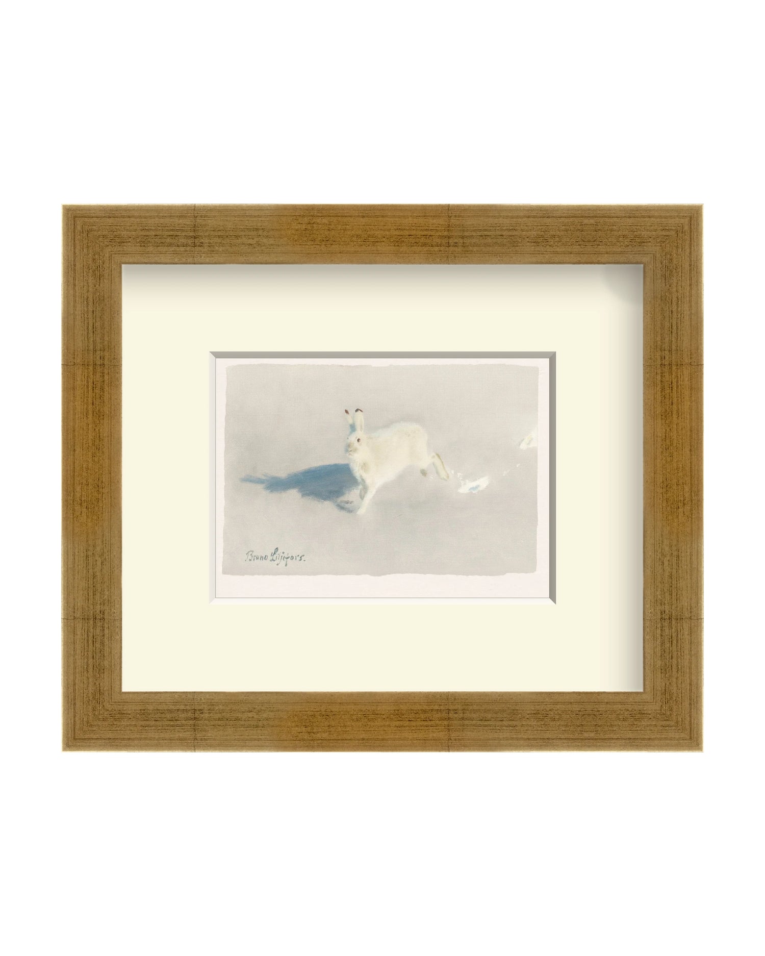 Framed - Vintage Gold - Off-White Mat / 11 x 9.38 / Rag