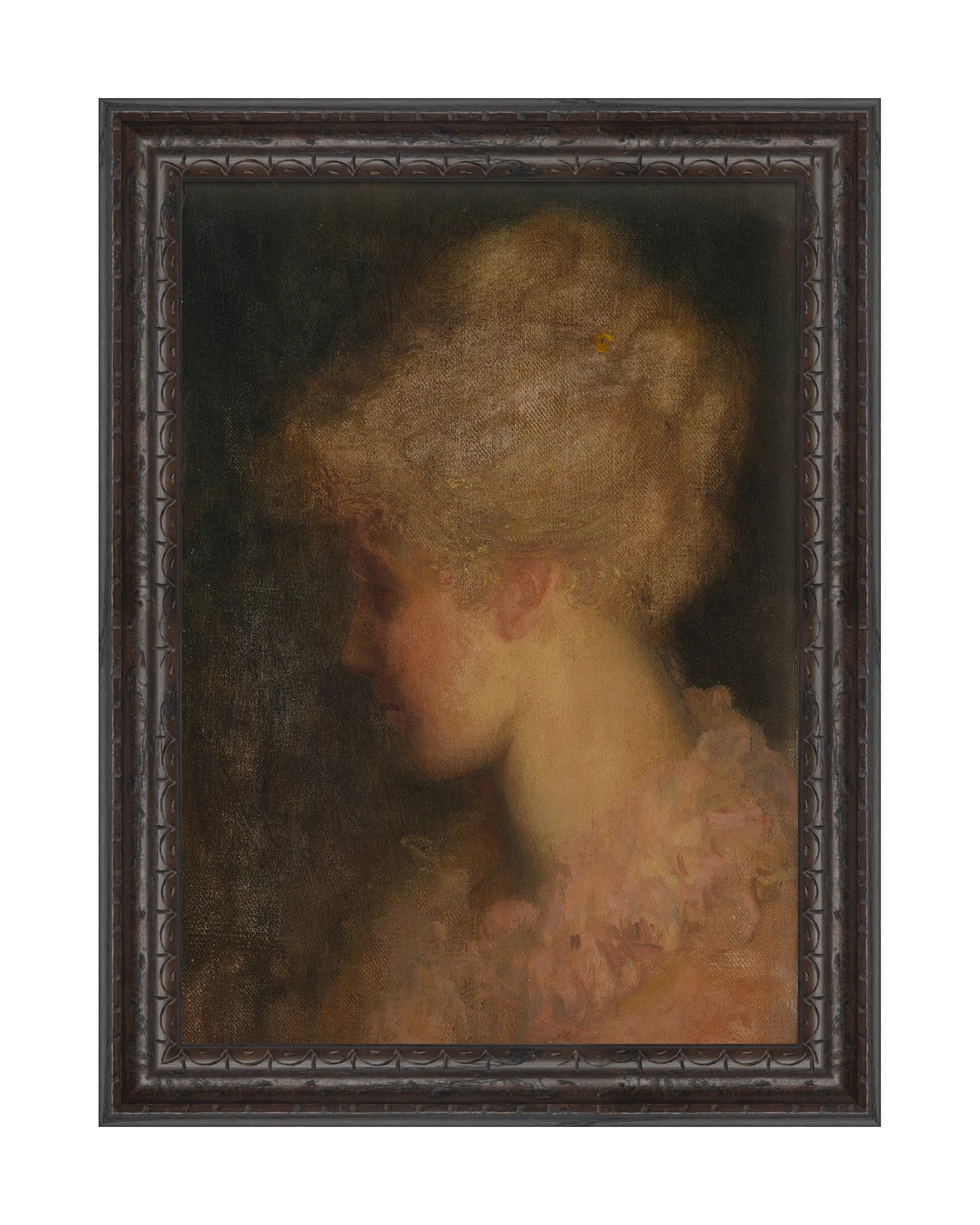Framed - Florence Dark Walnut - Rag - Classic / 6.25 x 8.25