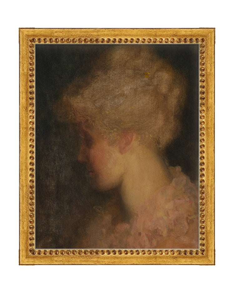 Framed - Beaded Antique Gold - Rag - Classic / 9.5 x 11.5