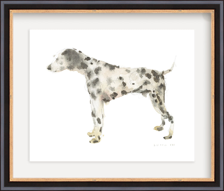 Framed - Traditional Black and Gold & Mat / 13.5 x 11.5