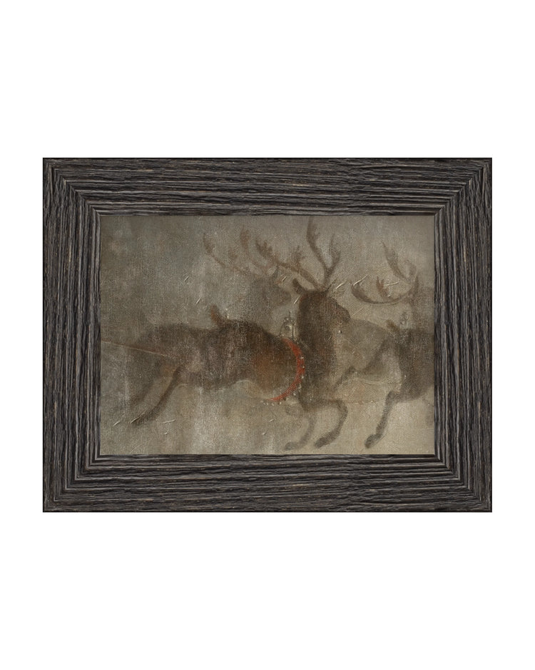 Framed - Black Driftwood - Rag - Classic / 9.25 x 7.25