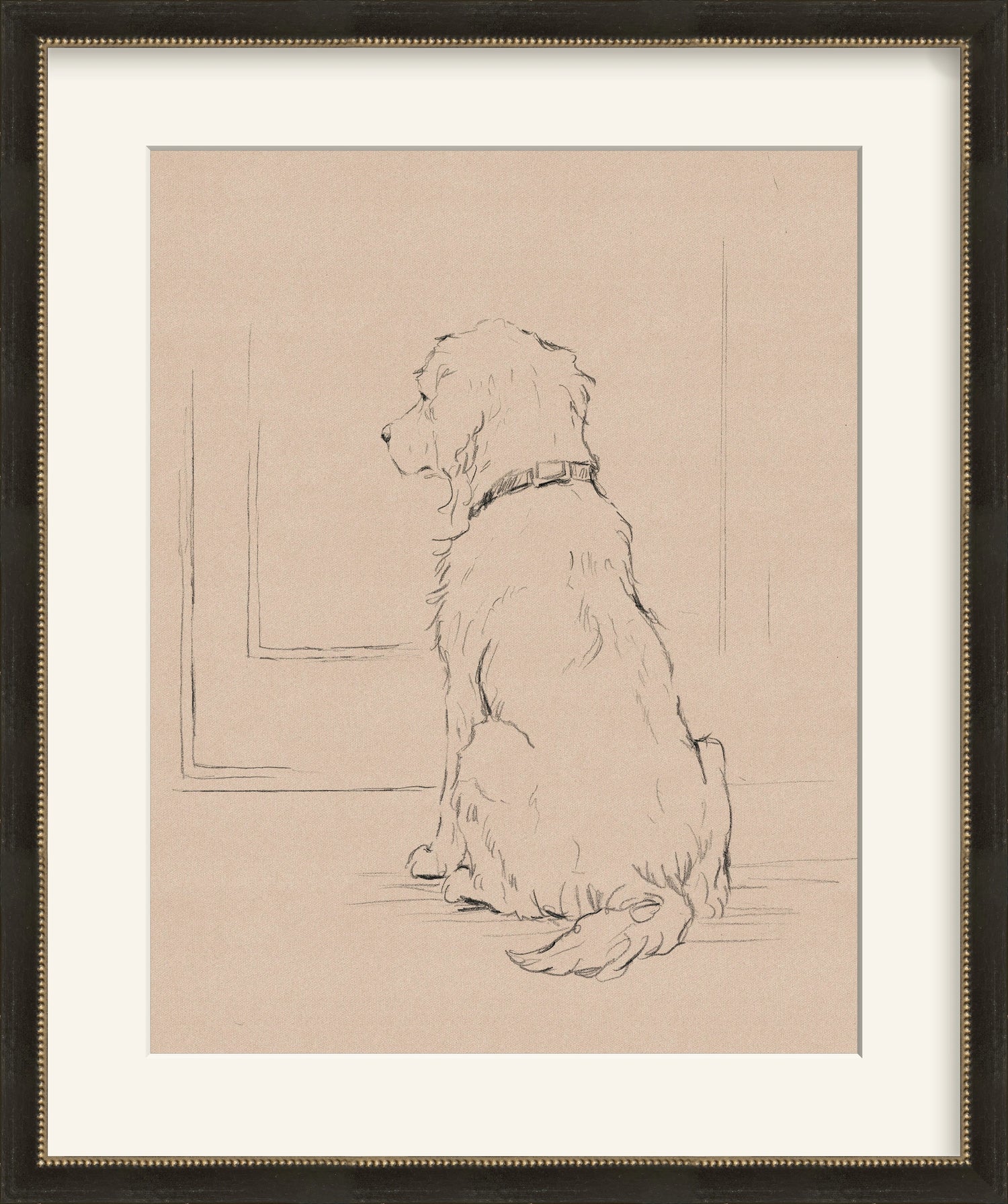 Framed - Vintage Black and Silver & Mat / 15.5 x 18.5
