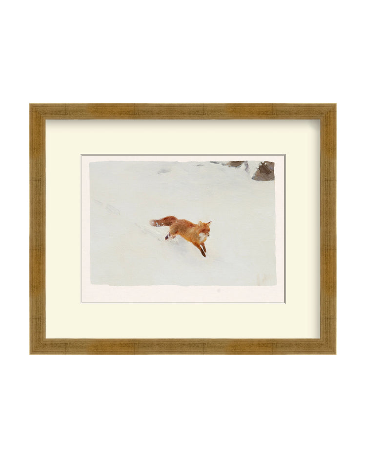 Framed - Vintage Gold - Off-White Mat / 18 x 14.75 / Rag