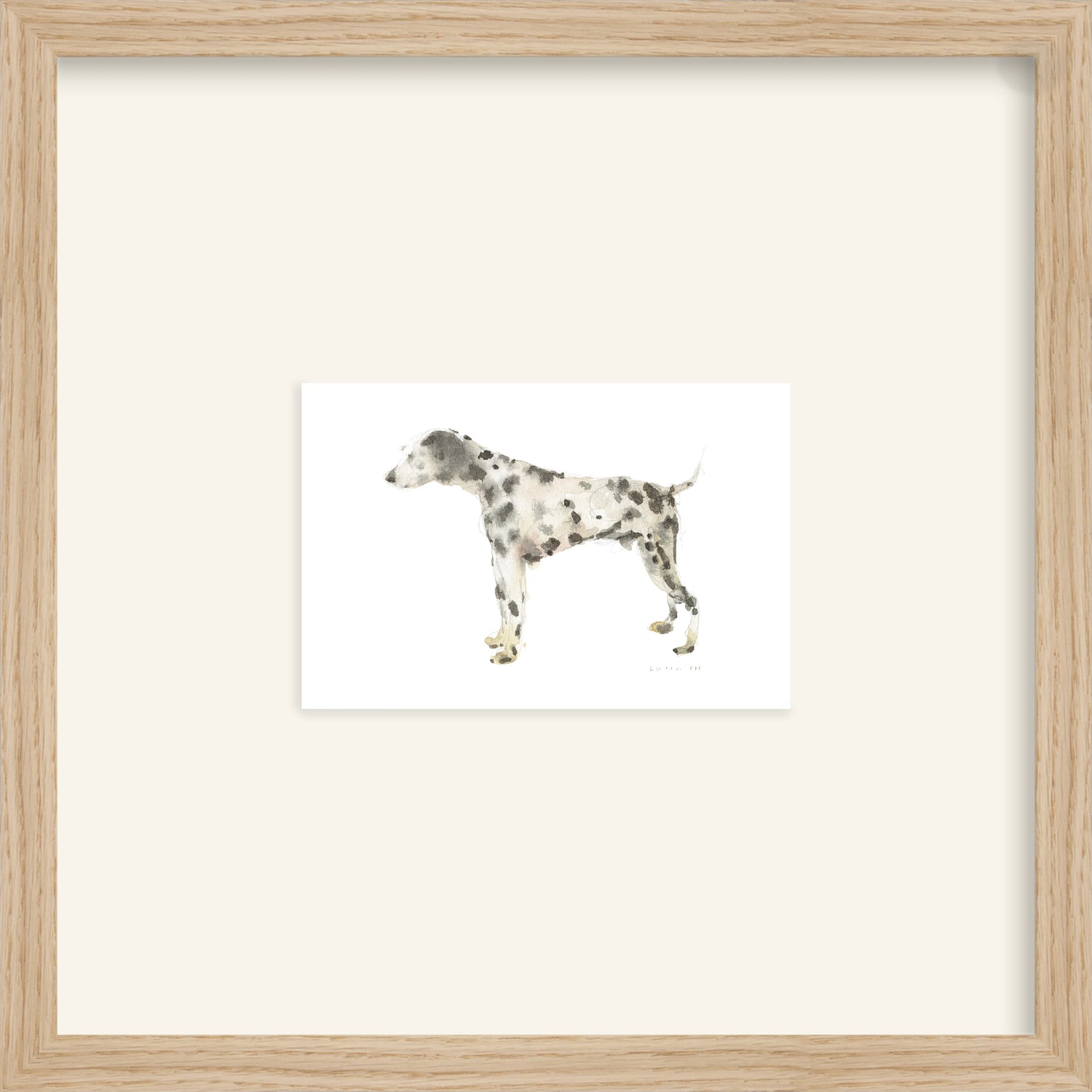 Framed - Matte Oak & Mat / 13.5 x 13.5
