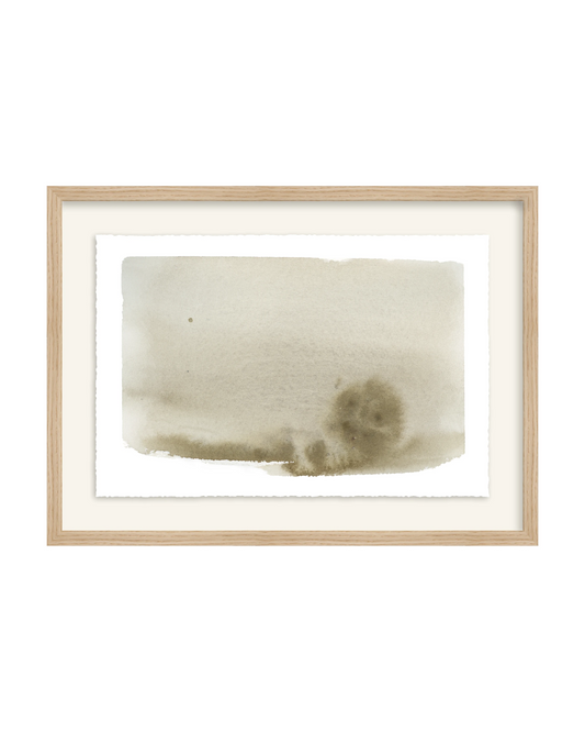 Framed - Matte Oak - Torchon - Warm White Mat / 22.5 x 16.5