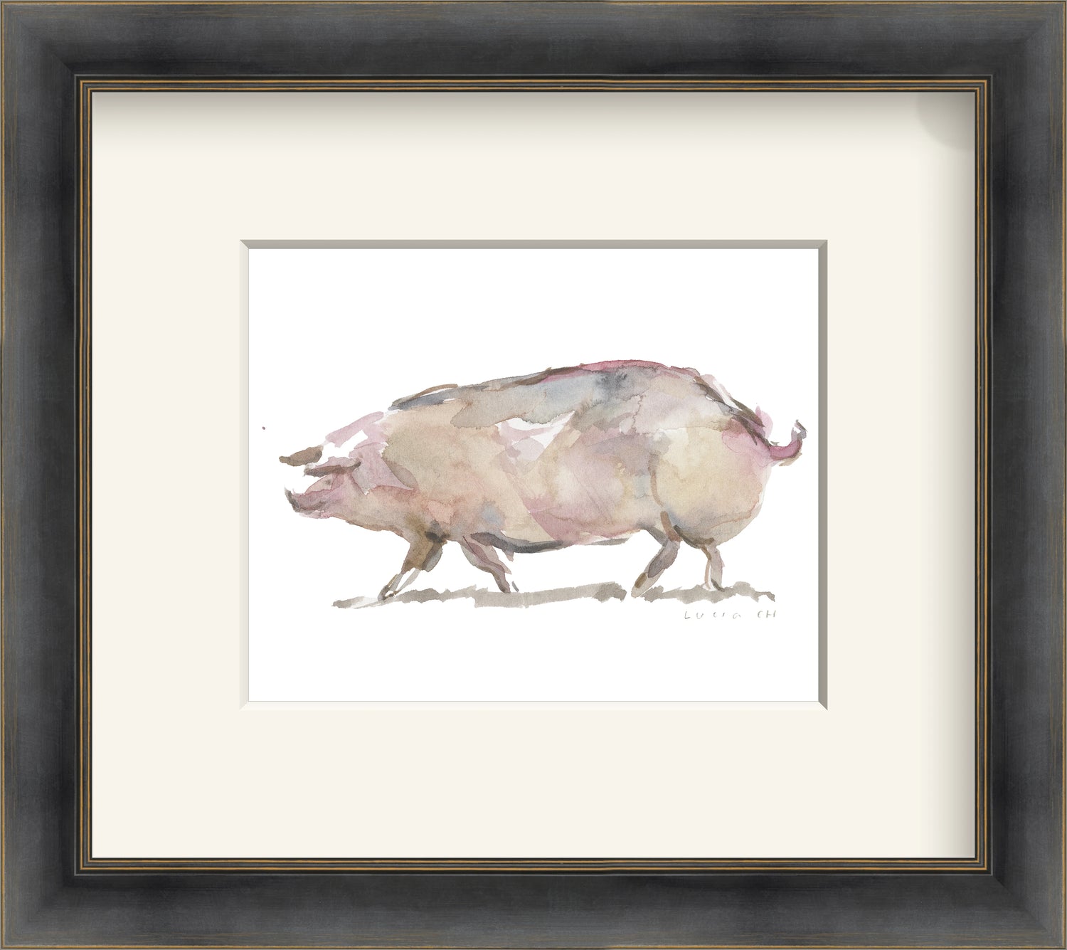 Framed - Sable Black & Mat / 18.38 x 16.38