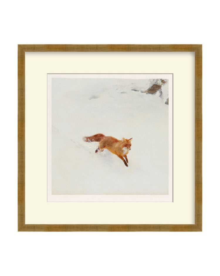 Framed - Vintage Gold - Off-White Mat / 21.75 x 22 / Rag