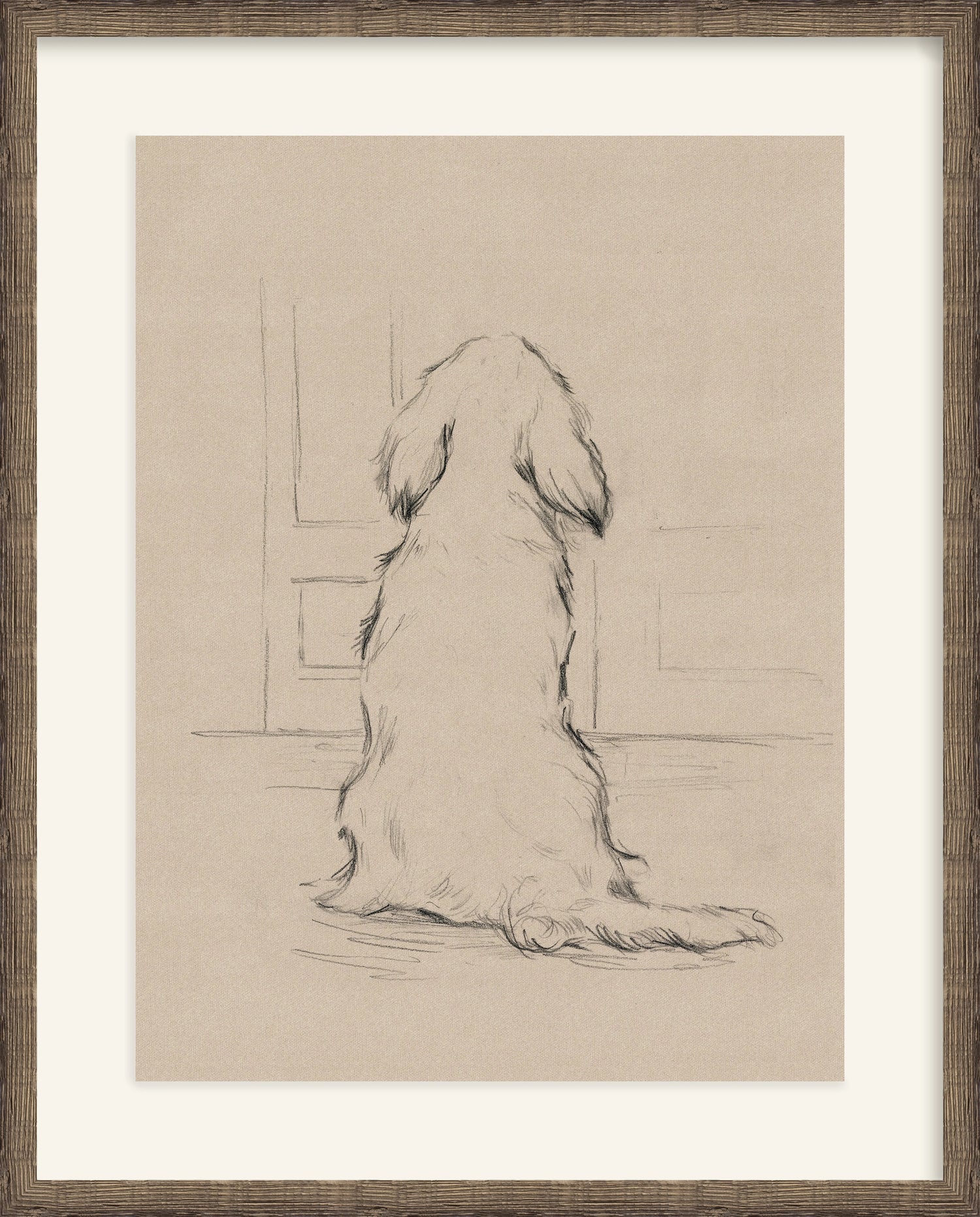 Framed - Driftwood Oak & Mat / 25.25 x 31.25