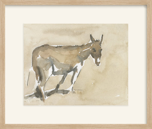 Framed - Matte Oak & Mat / 20.5 x 17.5