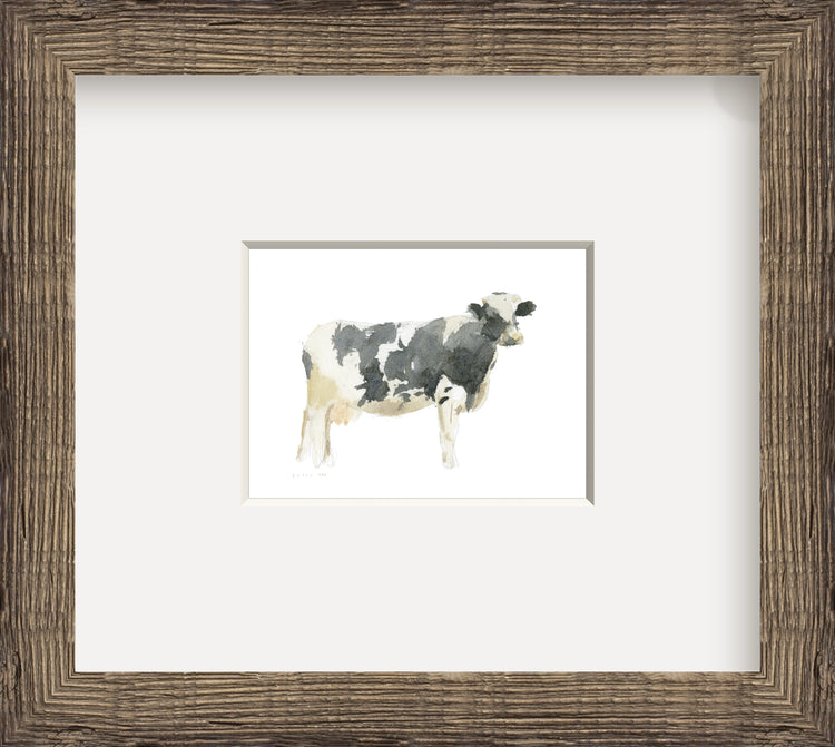 Framed - Driftwood Oak & Mat / 12.58 x 11.25