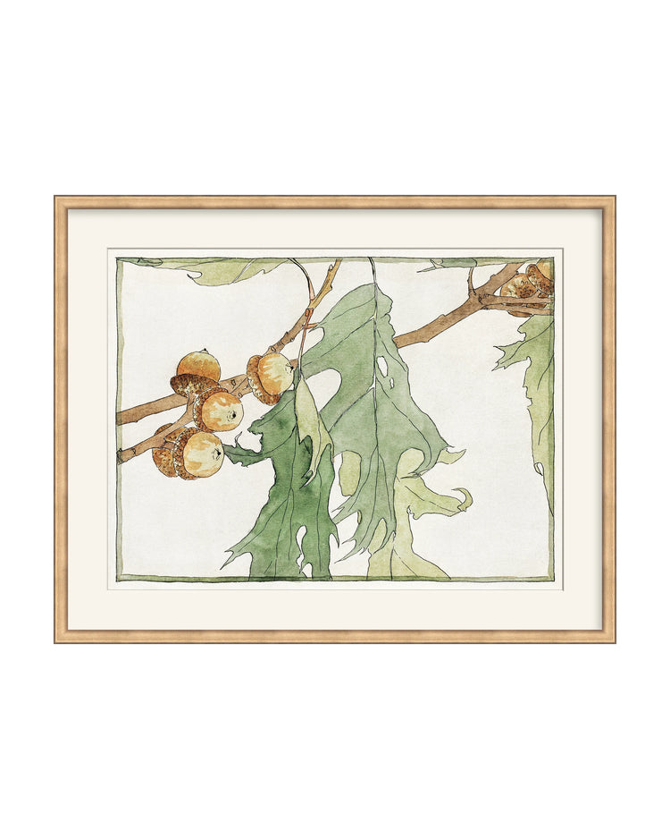 Framed - Timeless Gold - Rag - Warm White Mat / 29.75 x 23.75