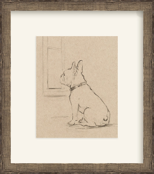 Framed - Driftwood Oak & Mat / 15.25 x 17.25