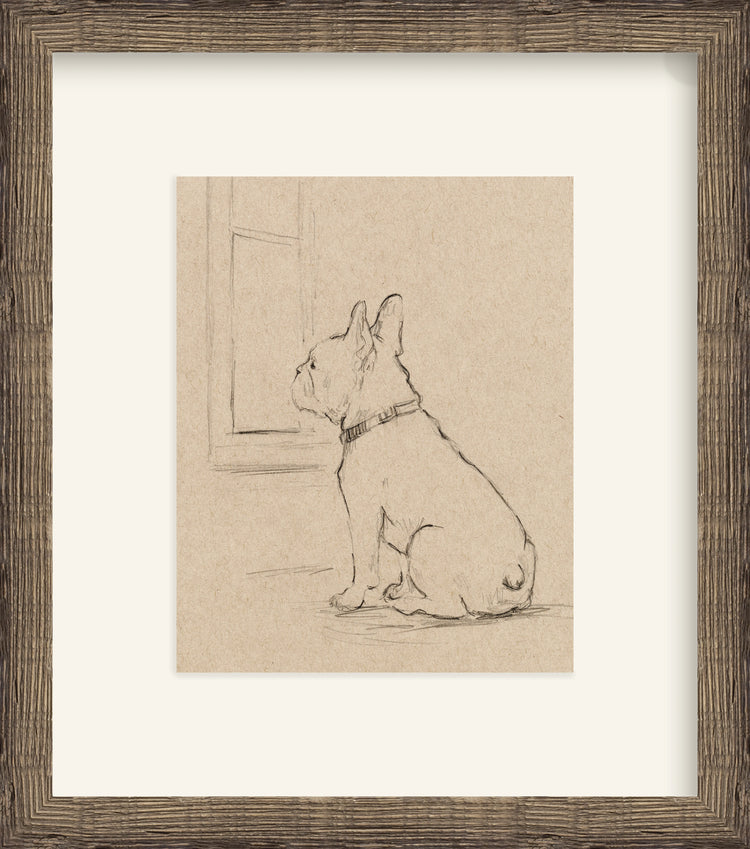 Framed - Driftwood Oak & Mat / 15.25 x 17.25