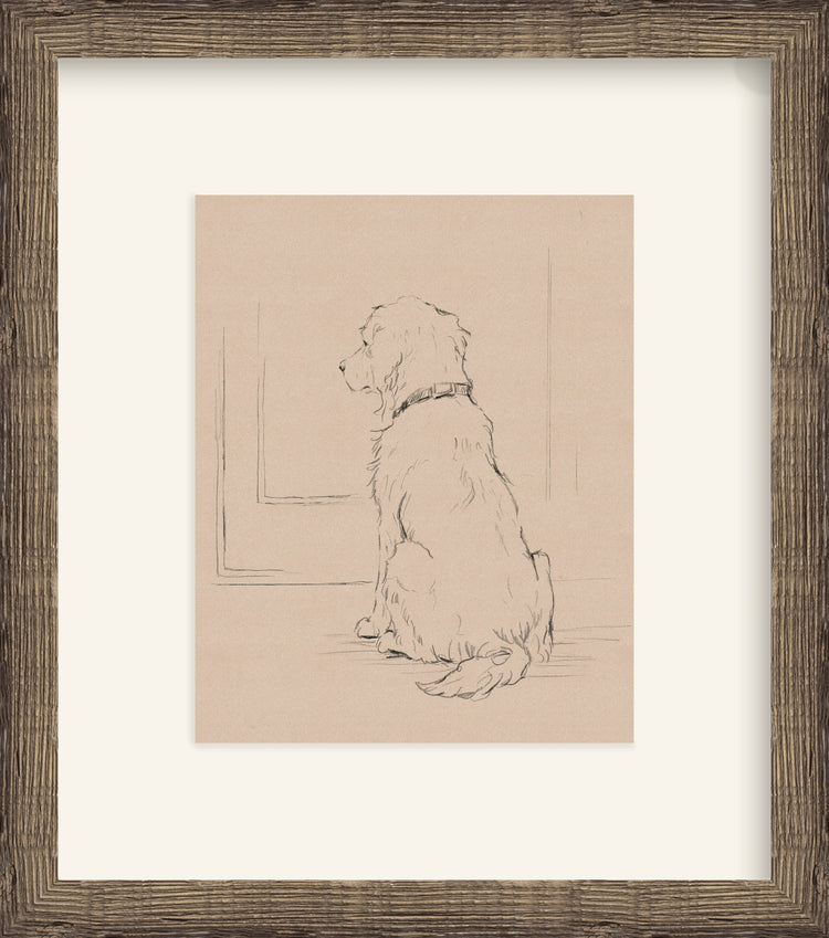 Framed - Driftwood Oak & Mat / 15.25 x 17.25