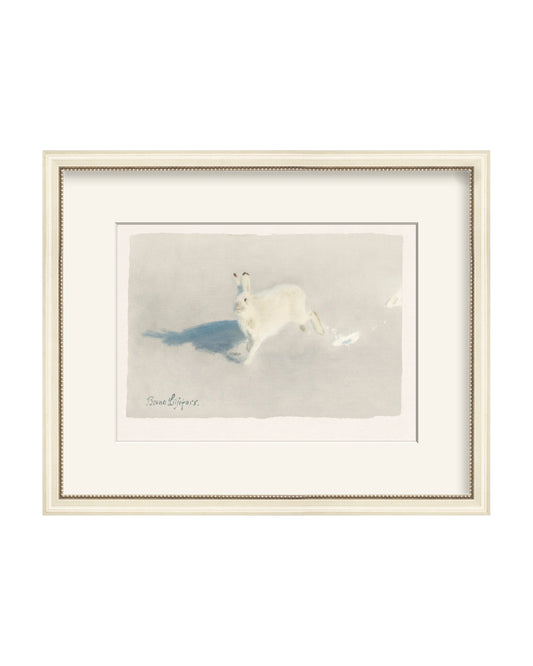 Framed - Antique Ivory - Warm White Mat / 17.75 x 14.5 / Rag