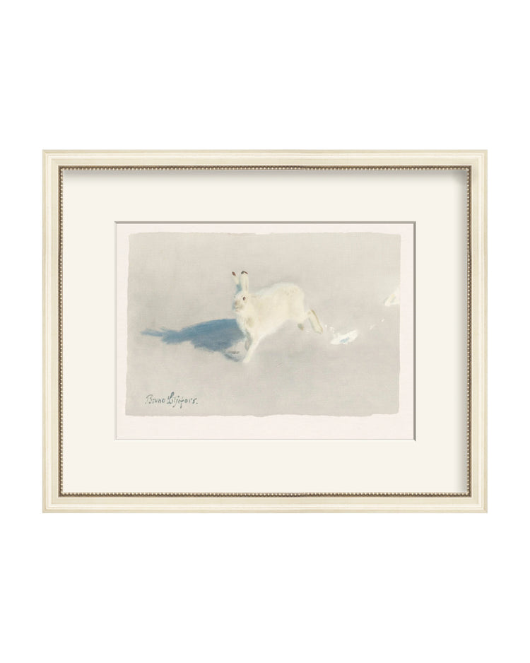 Framed - Antique Ivory - Warm White Mat / 17.75 x 14.5 / Rag