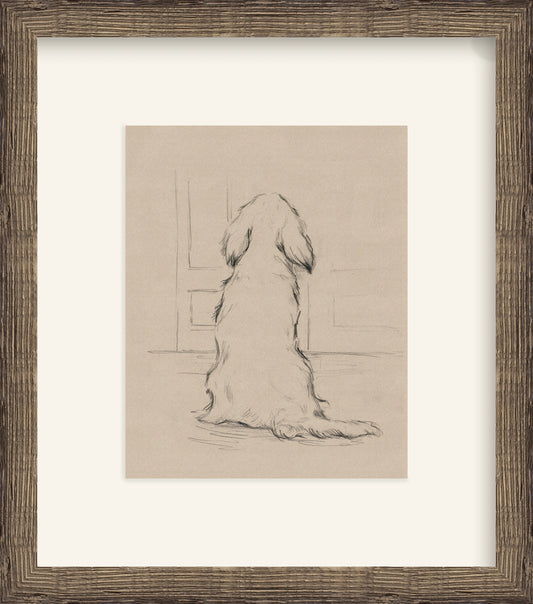 Framed - Driftwood Oak & Mat / 15.25 x 17.25