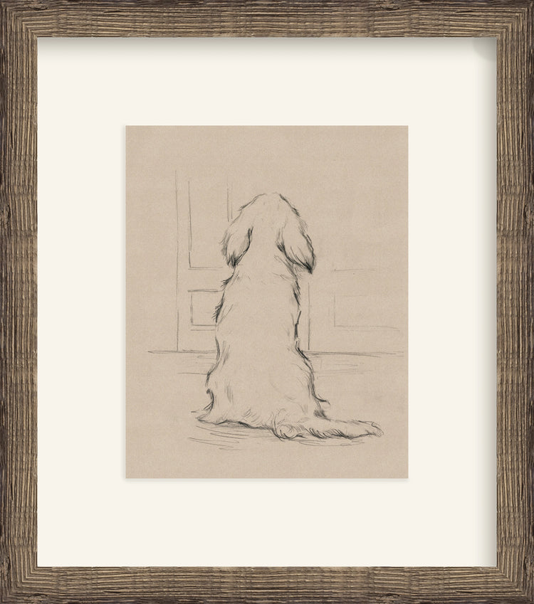 Framed - Driftwood Oak & Mat / 15.25 x 17.25