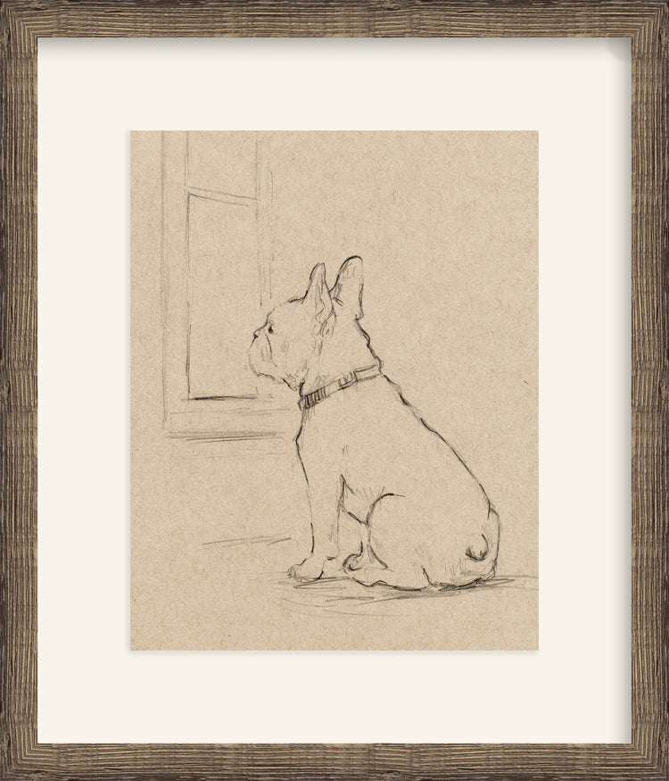 Framed - Driftwood Oak & Mat / 18.25 x 21.25