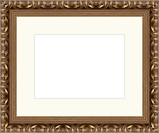 Gold Ornate Frame. Opening Size: 5x7. Final Size: 10'' X 12''