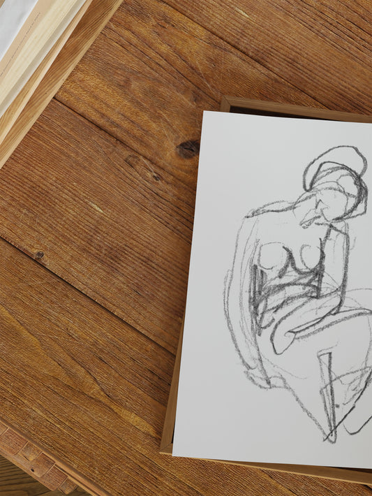 Charcoal Figure III