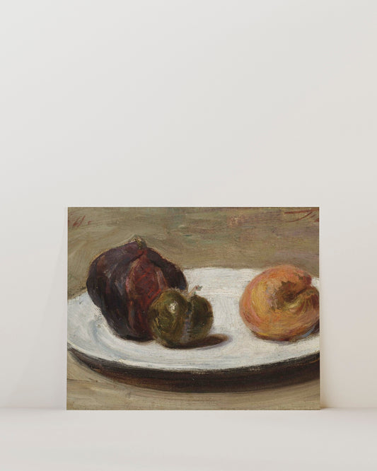 Still Life Fruits on a Plate HoJ