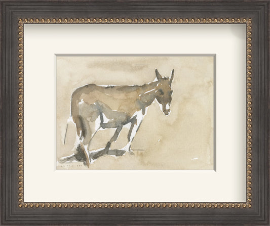 Framed - Classic Black and Gold & Mat / 8.97 x 7.5