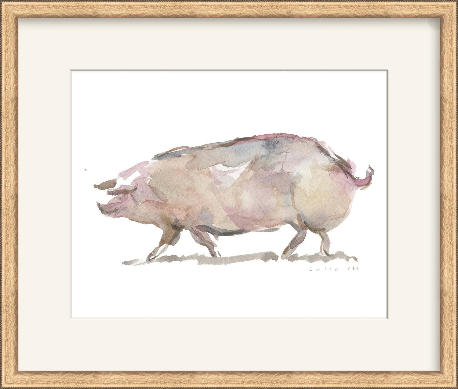 Framed - Timeless Gold & Mat / 20.25 x 17.25