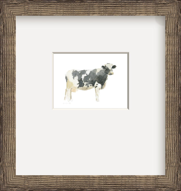 Framed - Driftwood Oak & Mat / 12.58 x 13.25