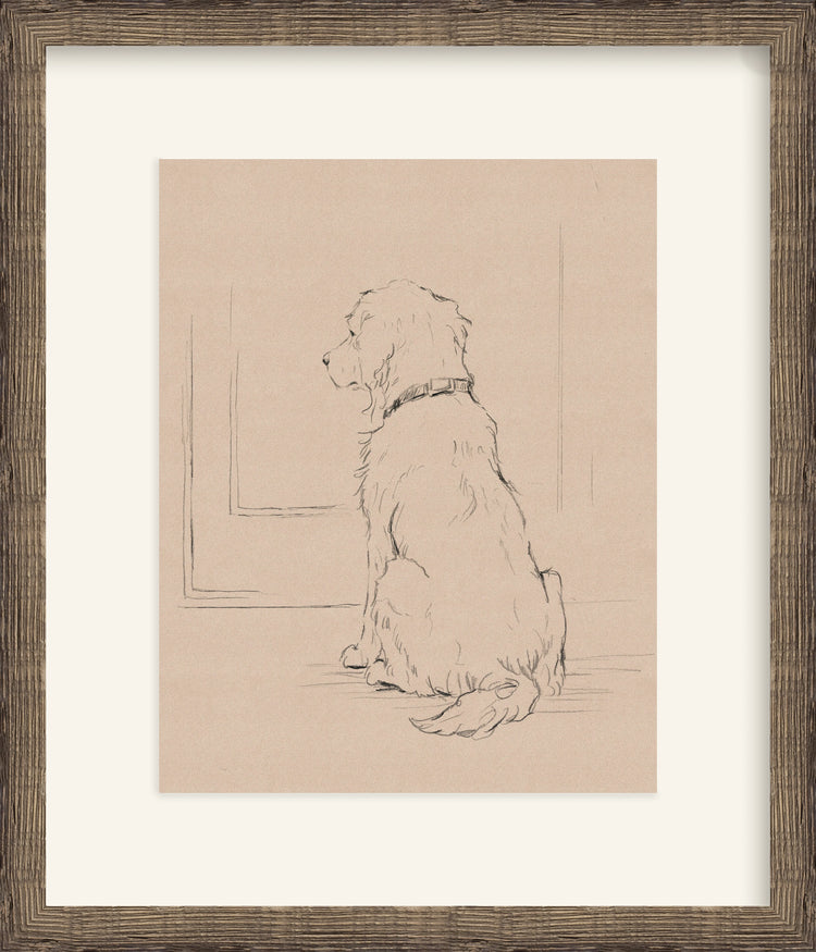 Framed - Driftwood Oak & Mat / 18.25 x 21.25