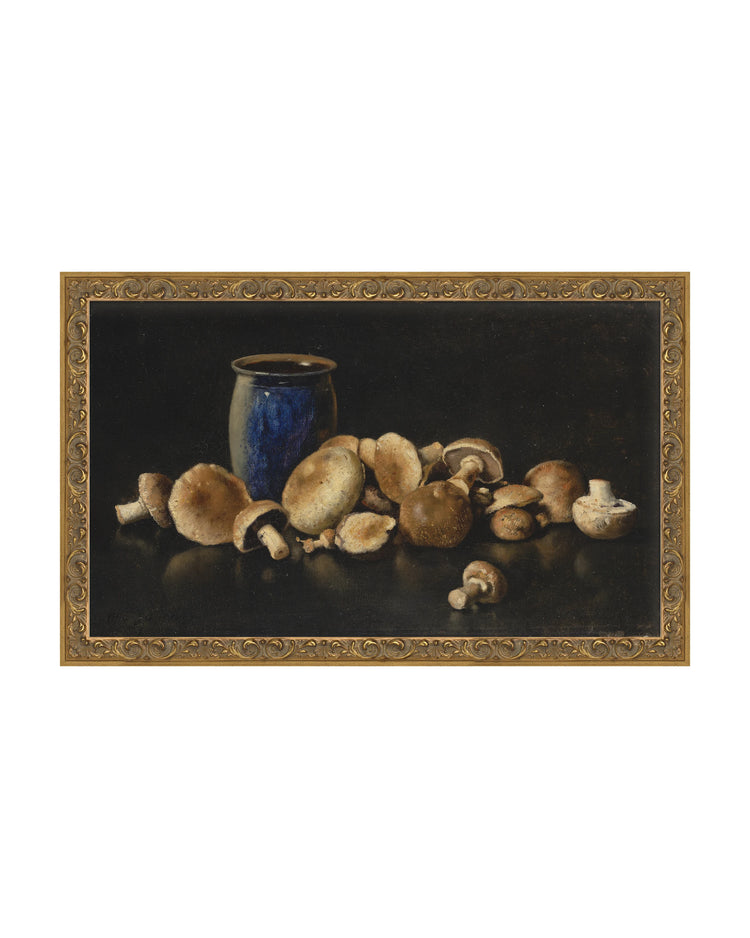Framed - Baroque Amber - No Mat / 22 x 13.75 / Canvas on Board