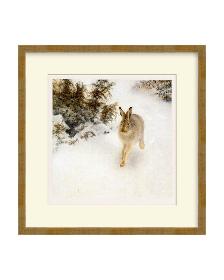 Framed - Vintage Gold - Off-White Mat / 21.75 x 22 / Rag