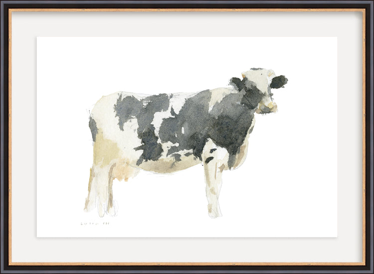 Framed - Traditional Black and Gold & Mat / 22.5 x 16.5