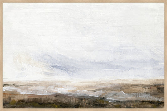 Framed Dunes. Frame: Natural Oak. Paper: Smooth Paper. Art Size: 31x47. Final Size: 32'' X 48''