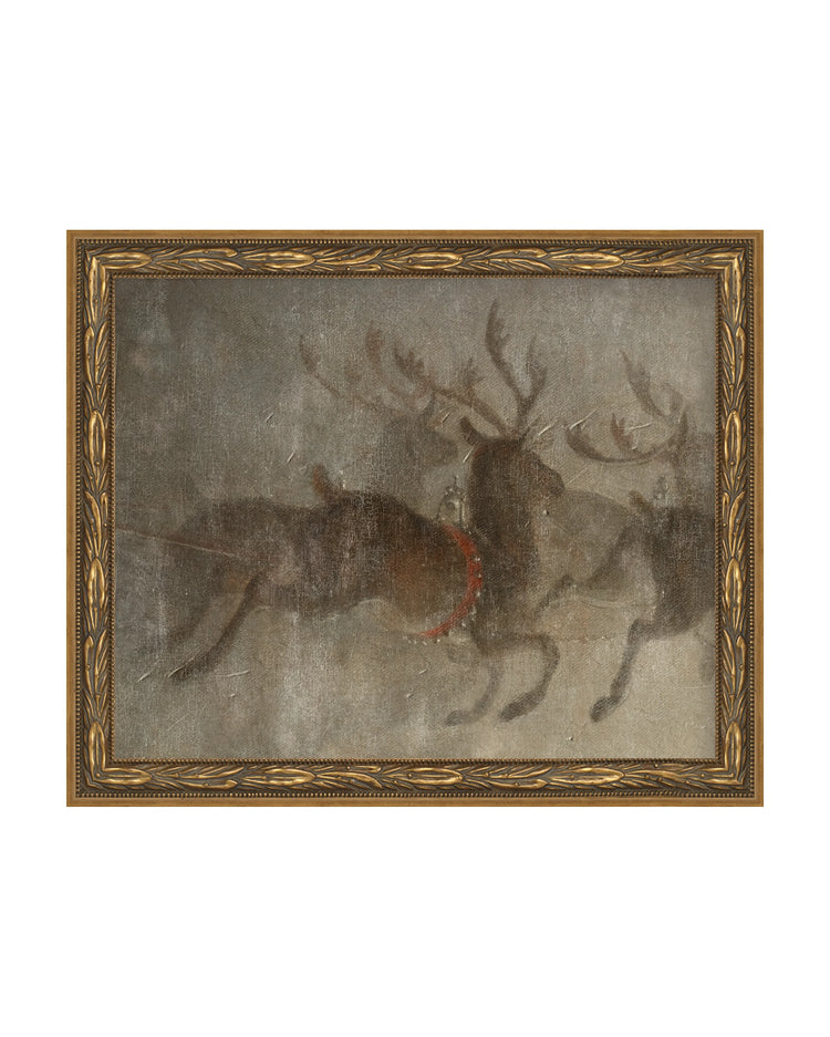 Framed - Laurel Gold - Rag - Classic / 11.5 x 9.5