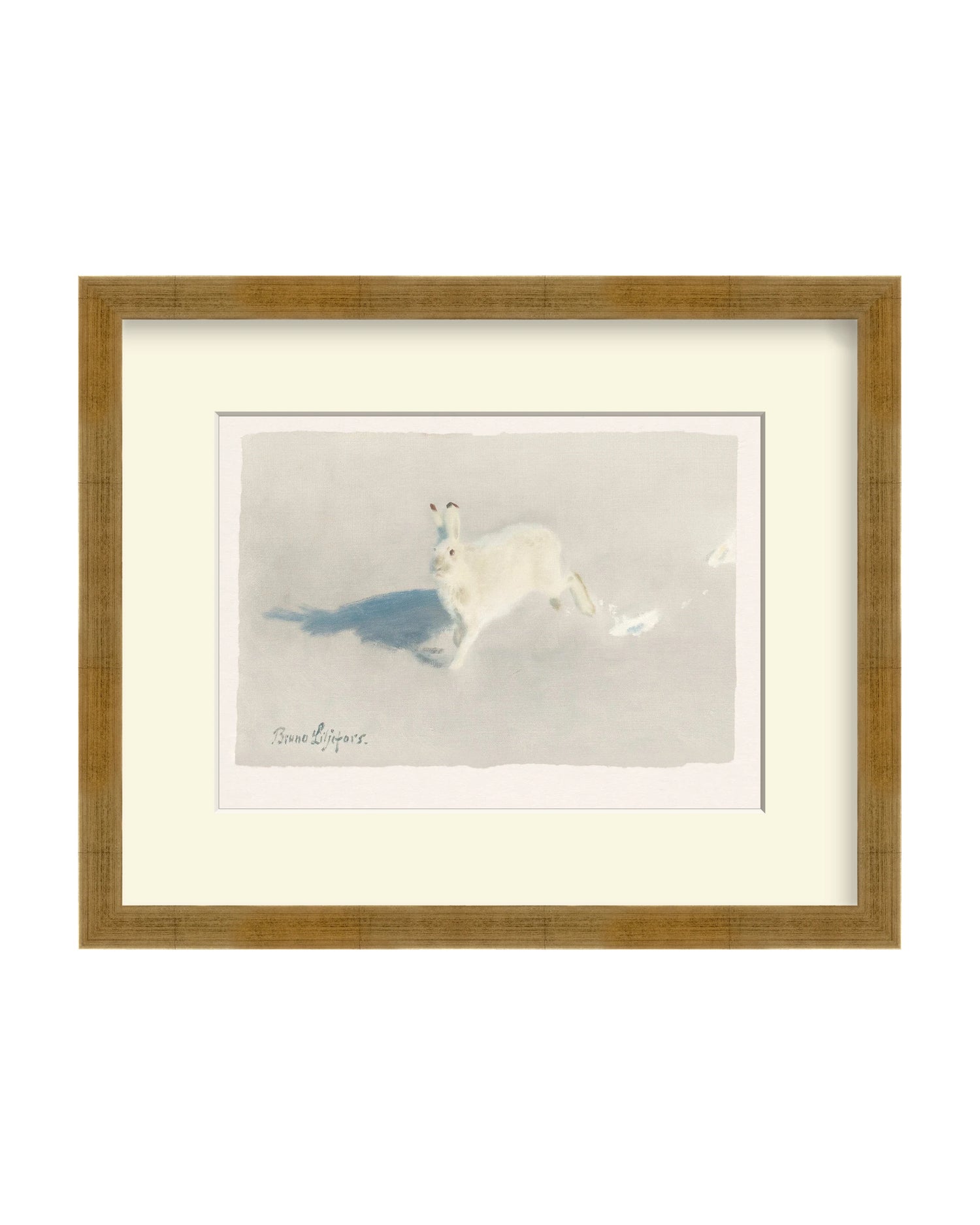 Framed - Vintage Gold - Off-White Mat / 18 x 14.75 / Rag