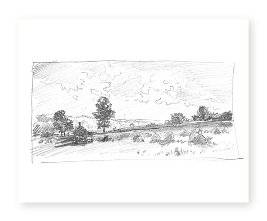 Charcoal Trees 2 - Fine Art Print
