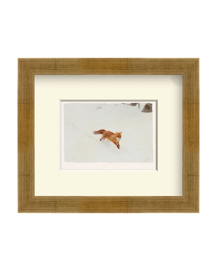 Framed - Vintage Gold - Off-White Mat / 11 x 9.38 / Rag