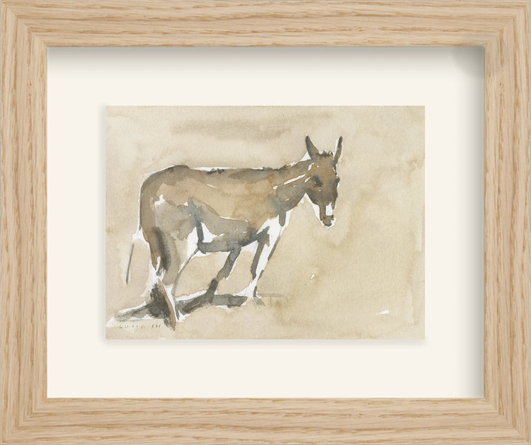 Framed - Matte Oak & Mat / 8.97 x 7.5