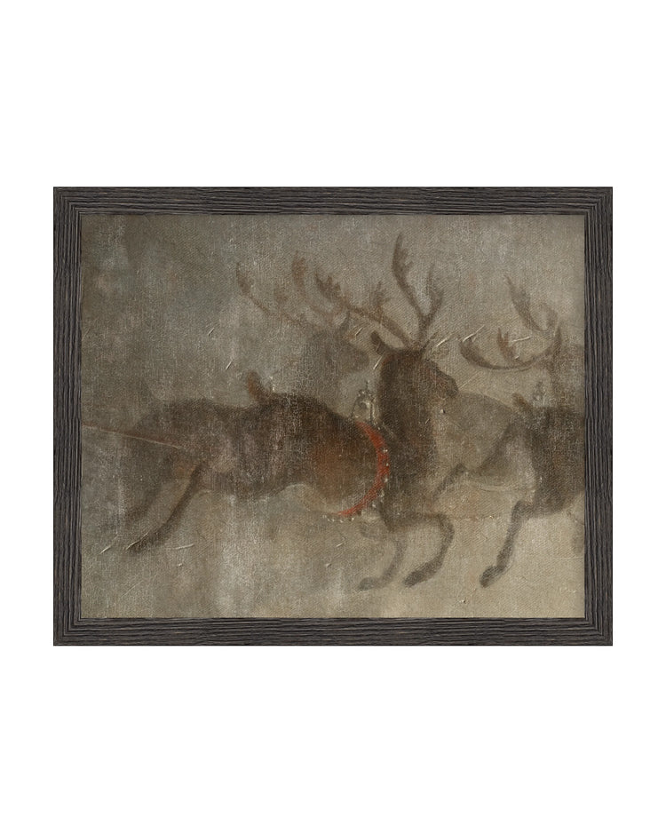 Framed - Black Driftwood - Rag - Classic / 22.25 x 18.25