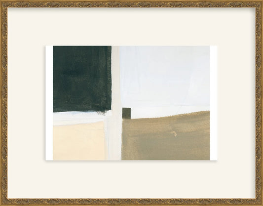 Abstract Blocks - Custom Framed Print with Mat