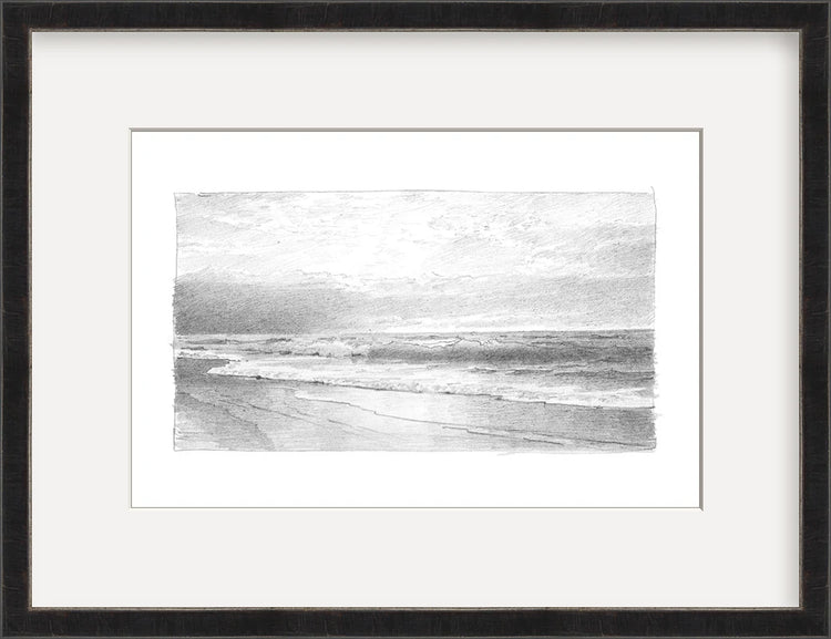 Seascape 2 - Custom Framed Print with Mat