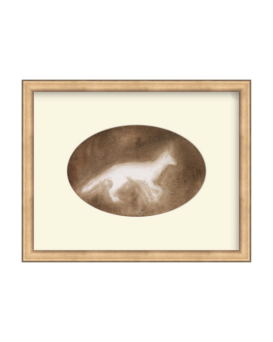 Framed - Timeless Gold - Rag - Off-White Mat / 16.25 x 12.92