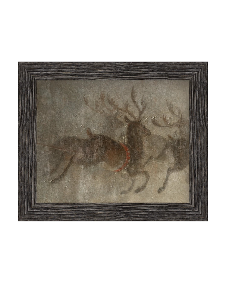 Framed - Black Driftwood - Rag - Classic / 12.25 x 10.25
