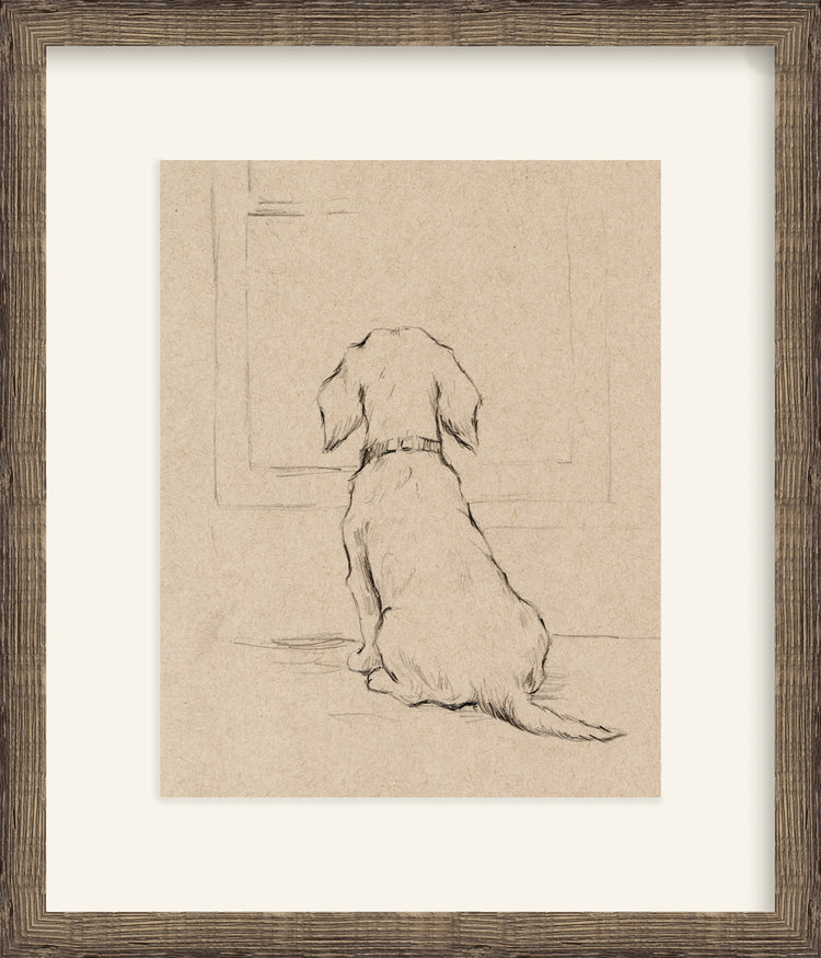 Framed - Driftwood Oak & Mat / 18.25 x 21.25
